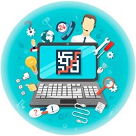 Компьютерная помощь - Ступино - логотип