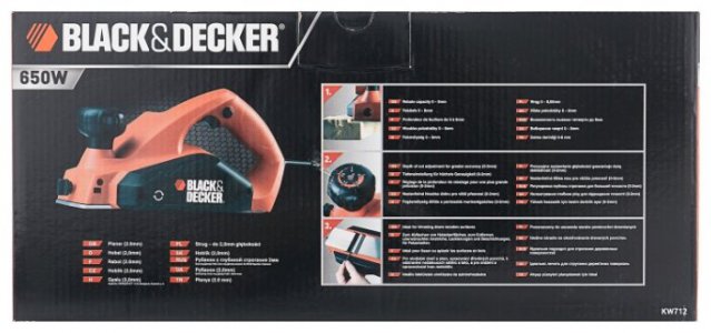 Электрорубанок BLACK+DECKER KW712 - фото - 9