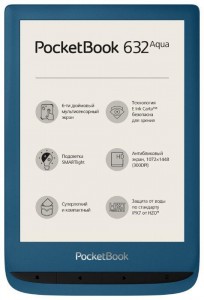 Электронная книга PocketBook 632 Aqua - фото - 2