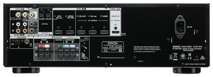 AV-ресивер Denon AVR-X550BT - фото - 3