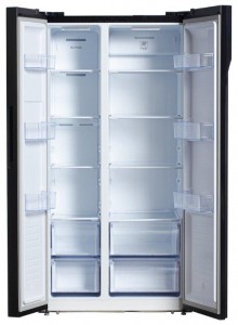 Холодильник Hyundai CS5003F черное стекло - фото - 1