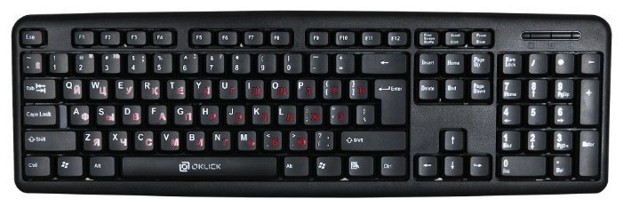 Клавиатура Oklick 90M черный USB - фото - 2