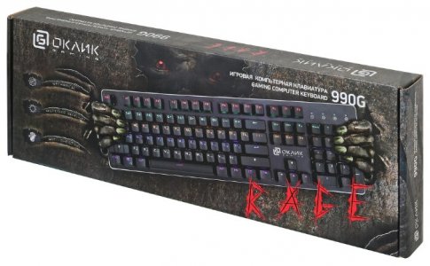 Клавиатура OKLICK 990G Rage - фото - 8