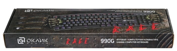 Клавиатура OKLICK 990G Rage - фото - 7