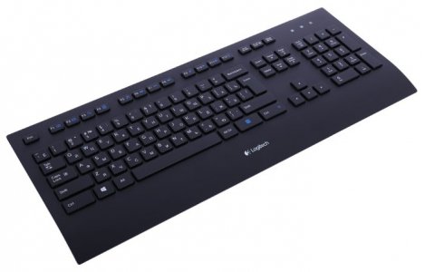 Клавиатура Logitech Corded Keyboard K280e Black USB - фото - 4