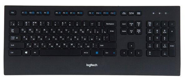 Клавиатура Logitech Corded Keyboard K280e Black USB - фото - 3
