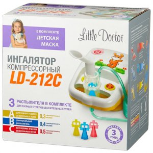 Компрессорный ингалятор (небулайзер) Little Doctor LD-212C - фото - 3