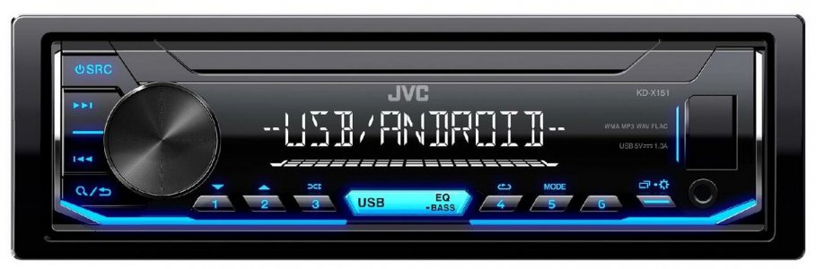 Автомагнитола JVC KD-X151 - фото - 3