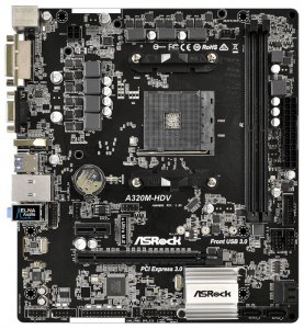 Материнская плата ASRock A320M-HDV - фото - 3