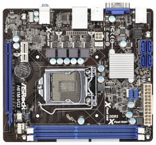 Материнская плата ASRock H61M-VG3 - фото - 2