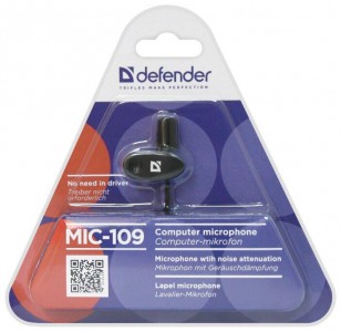 Микрофон Defender MIC-109 - ремонт