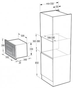 Микроволновая печь встраиваемая Gorenje BM235SYW - фото - 3