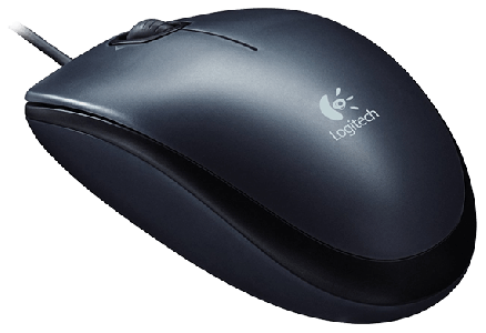 Мышь Logitech Mouse M100 Black USB - фото - 5