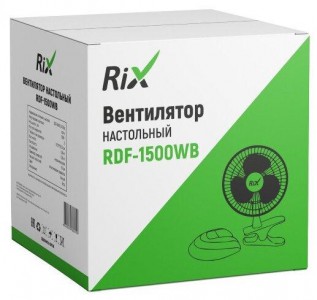 Настольный вентилятор Rix RDF-1500WB - фото - 2