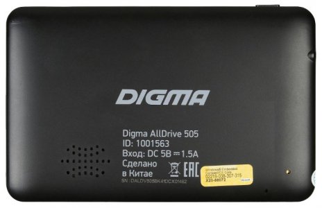 Навигатор Digma AllDrive 505 - фото - 1