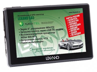 Навигатор LEXAND SA5 - фото - 2