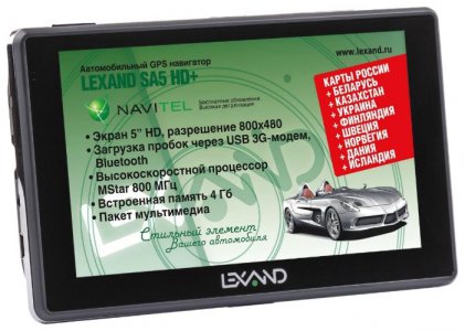 Навигатор LEXAND SA5 HD+ - фото - 3