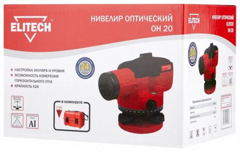 Оптический нивелир ELITECH ОН 20 - фото - 5