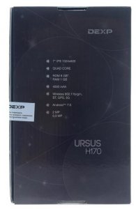 Планшет DEXP Ursus H170 - фото - 3