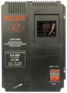 Стабилизатор напряжения РЕСАНТА СПН 5400 - ремонт