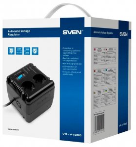 Стабилизатор напряжения SVEN VR-V1000 - фото - 4