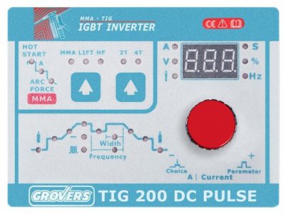 Сварочный аппарат Grovers TIG 200 DC PULSE - ремонт