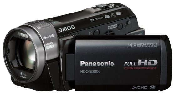 Видеокамера Panasonic HDC-SD800 - фото - 2