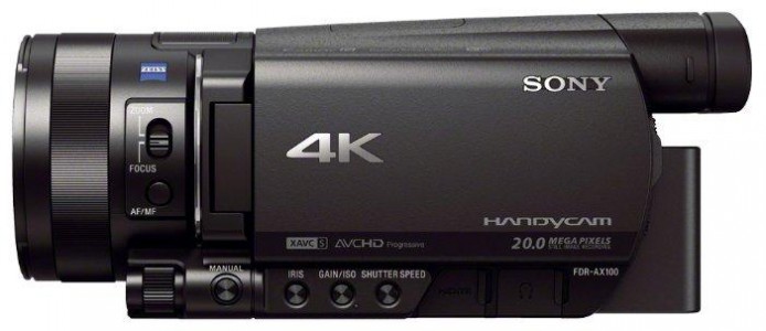 Видеокамера Sony FDR-AX100E - фото - 4