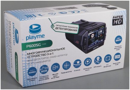 Видеорегистратор с радар-детектором Playme P600SG - фото - 4