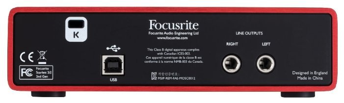 Внешняя звуковая карта Focusrite Scarlett 2i2 - ремонт